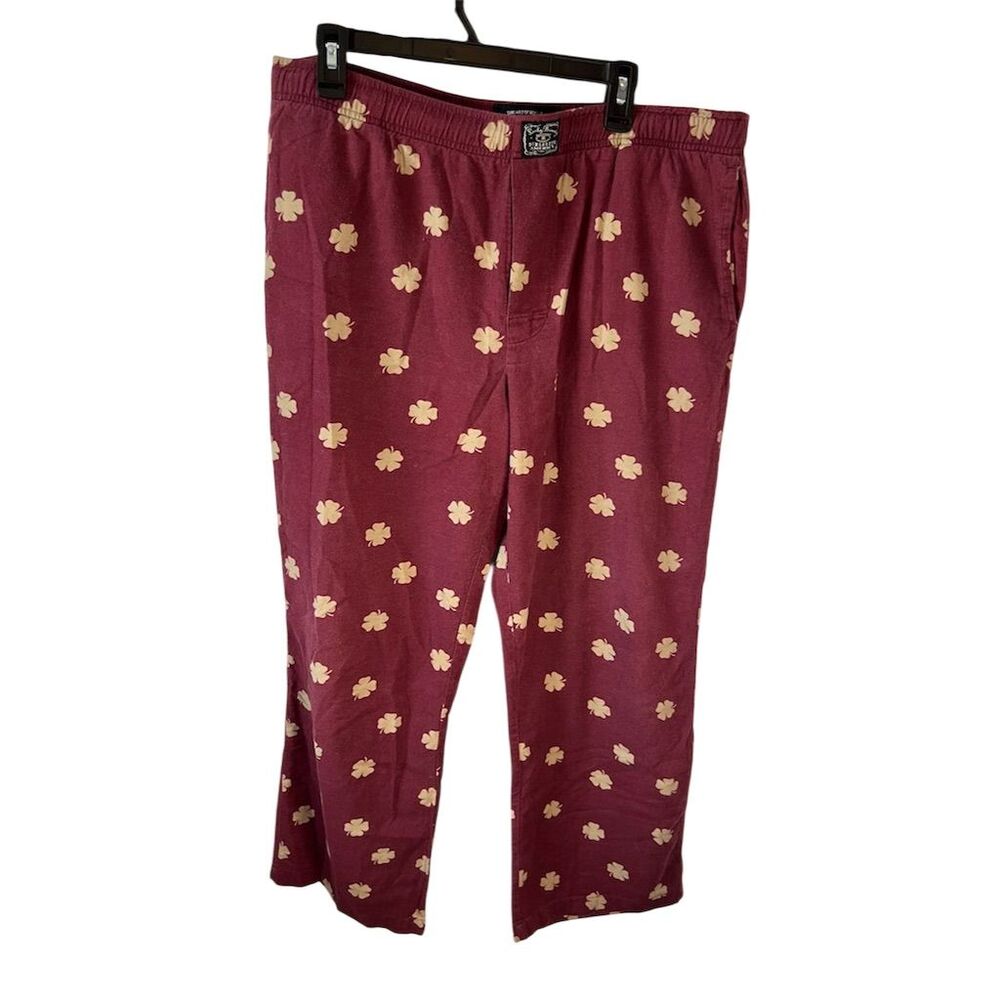 Lucky Brand Men's Baggy Lounge Pants Multicolor Size L Standard Red - Picture 1 of 8